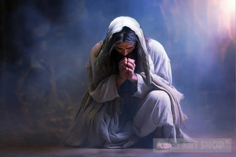 Jesus In Gethsemane Ai Artwork