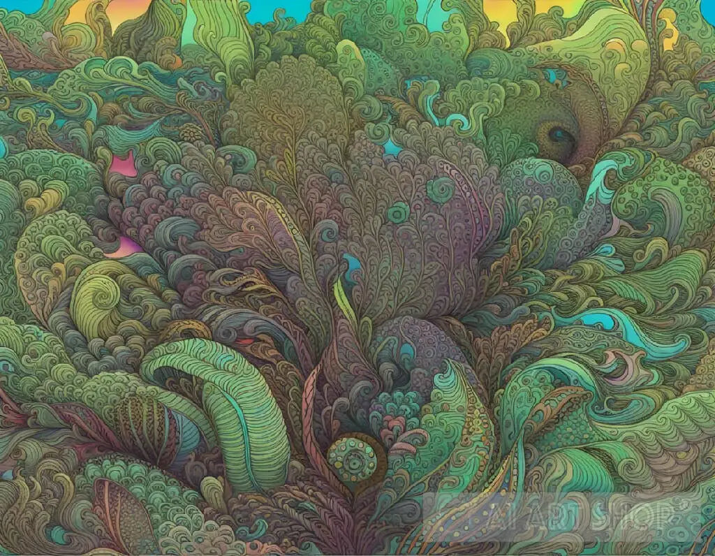 psychedelic trippy abstract