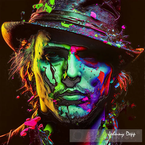 Johnny Depp Portrait Ai Art
