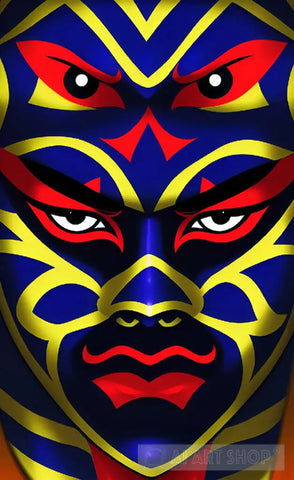 Kabuki Mask 2 Ai Artwork