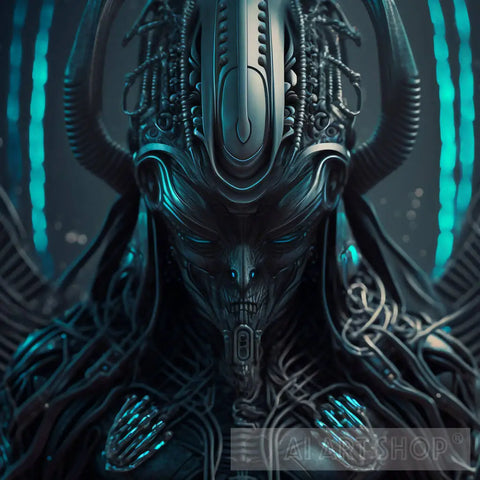 Kartal Cyberpunk Alien 2 Modern Ai Art