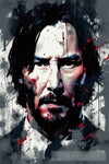 Keanu Reeves As John Wick Art Ai Painting