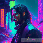 Keanu Reeves Cyberpunk Poster Ai Artwork