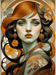 Art Nouveau Girl 1