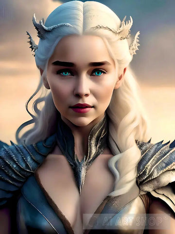 Khaleesi The Mother Of Dragons Ai Artwork