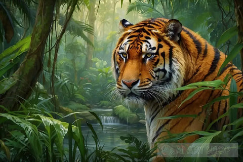 King Of The Jungle Ai Painting