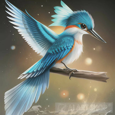 Kingfisher Animal Ai Art