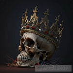 Kings Skull Abstract Ai Art