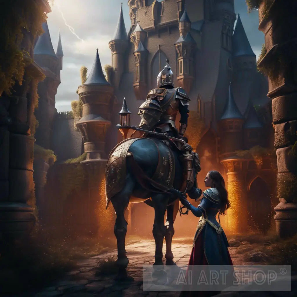KNIGHT PROTECTING PRINCESS