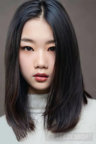 Korean Girl 2 Portrait Ai Art