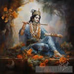 Krishnas Enchanted Portrait Ai Art