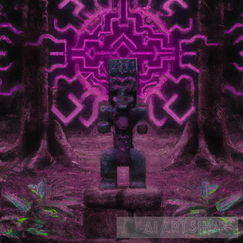 Kunzite War Totem Ai Painting