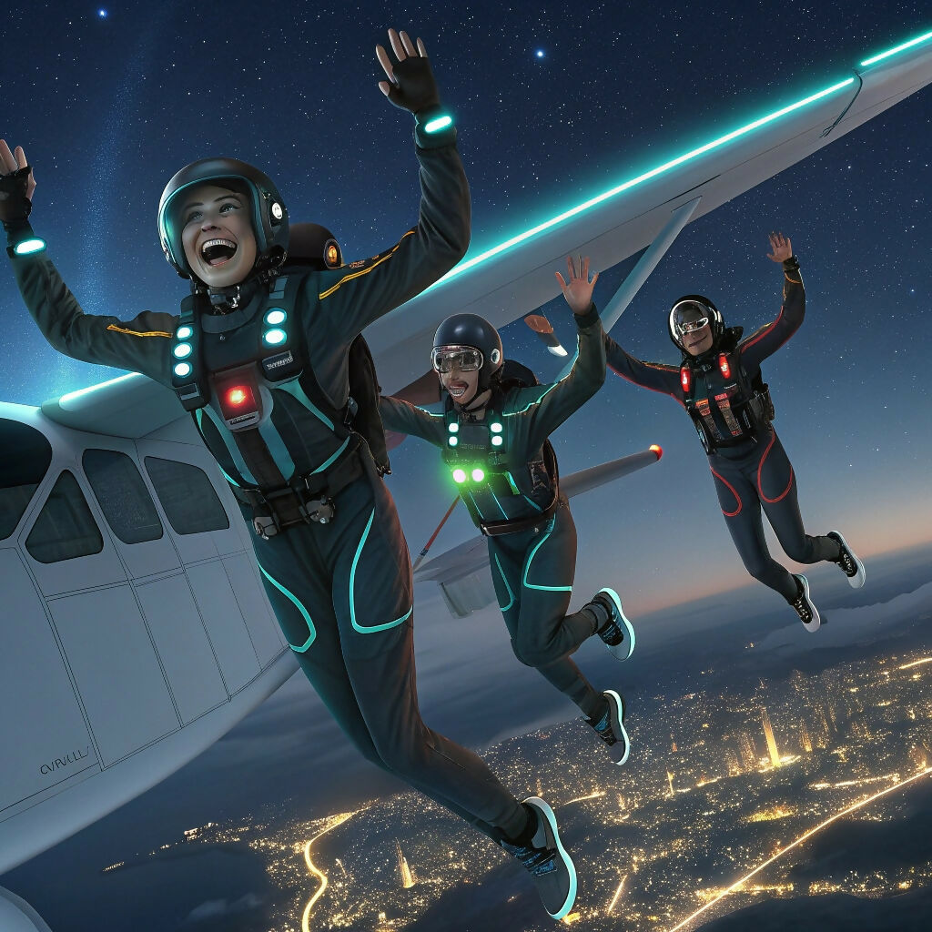 The Neo-Ascension | Exclusive High-Tech Skydiving Art of Ultimate F...