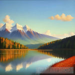 Lake With Mountains Digital Download Ai Art Landscape Ai