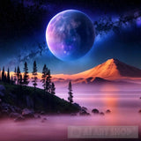 Landscape Nature Moon Ai Art