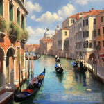 Landscape Of Venice Ai Painting