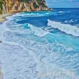 Landscape Sea Coastline Vacation Ocean Beauty Beach Waves Nature Ai Art