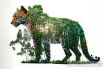 Leopard Shaped Forrest Animal Ai Art