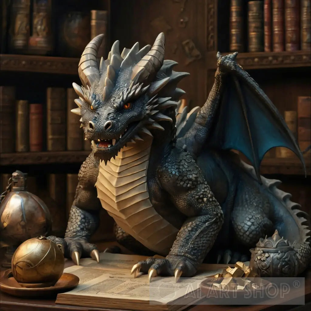 Library Dragon Library Dragon