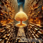 Library Of Luminescence Surrealism Ai Art