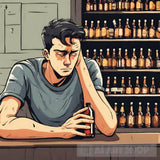 Life As An Alcoholic. Ai Artwork