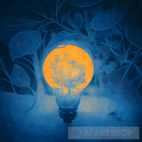 Light Bulb Ai Artwork