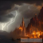 Lighting Storm Nature Ai Art