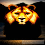 Lion Face Animal Ai Art