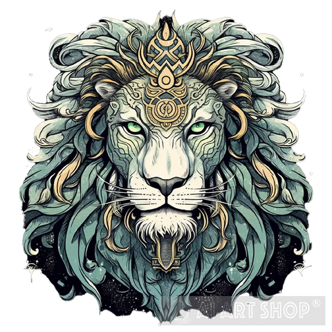 Lion Head Animal Ai Art