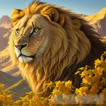 Lion In Anger Animal Ai Art