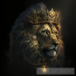 Lion King With Chains V8 Animal Ai Art