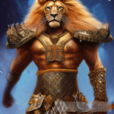 Lion Warrior Ai Artwork