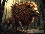 Lion With Features Of Birds And Body Alien Animal Animal Ai Art