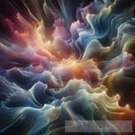 Liquid Ai Art - Ethereal Ripples Artwork