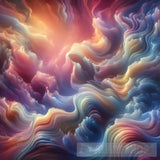 Liquid Ai Art - Ethereal Ripples Artwork