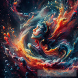 Liquid Ai Art - Hypnotic Swirls Artwork