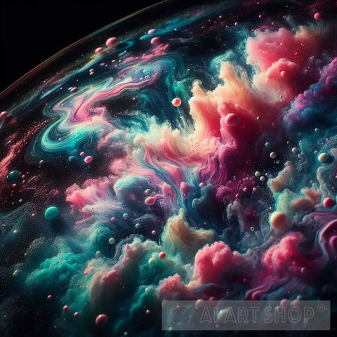 Liquid Ai Art - Nebula Artwork