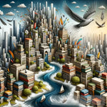 Literary Cityscape Surrealism Ai Art