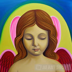 Little Cupid Angel Portrait Ai Art