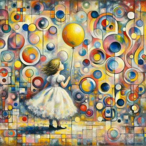 Little Girl Abstract Ai Art