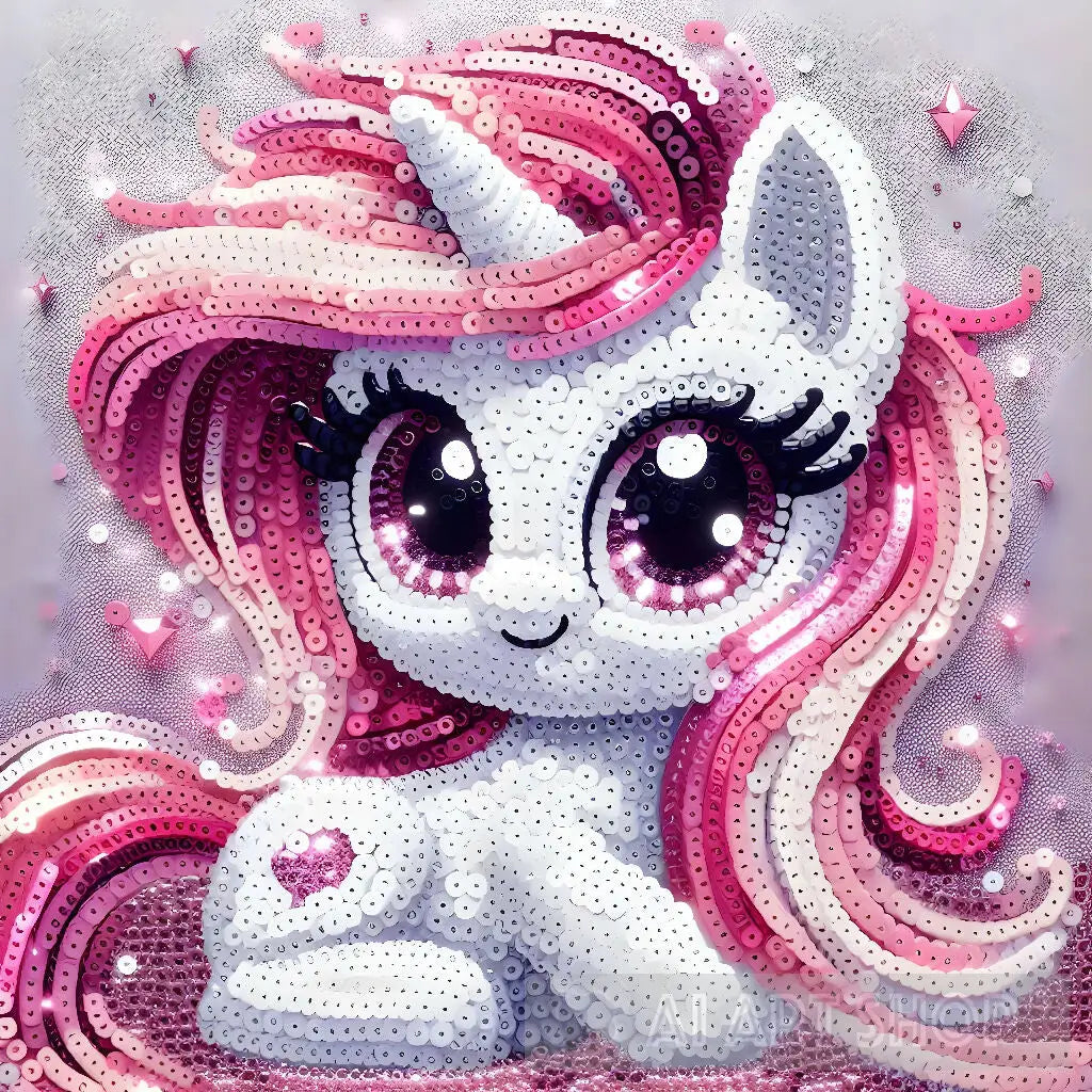 Little Pony Wall Painting - Whimsical Art for Children's Decor