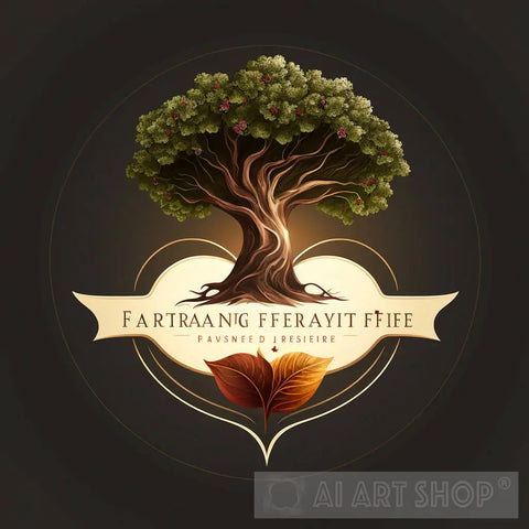 Logo Dun Arbre Avec Un Coeur Ai Artwork