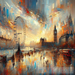 London Amazing View Abstract Ai Art