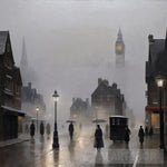 London City Street Ai Painting