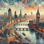 London Magnificent View Abstract Ai Art