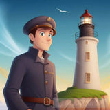 Lonely Lighthouse Keeper With A Supernatural Companion Architecture Ai Art