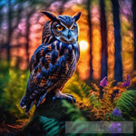 Long-Eared Owl Animal Ai Art