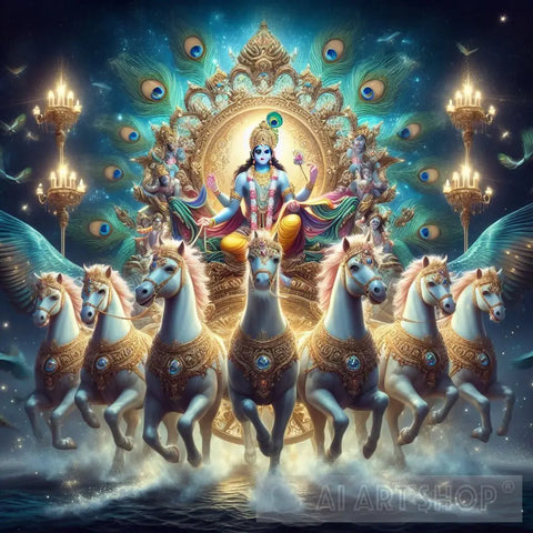 Lord Krishna Ai Artwork