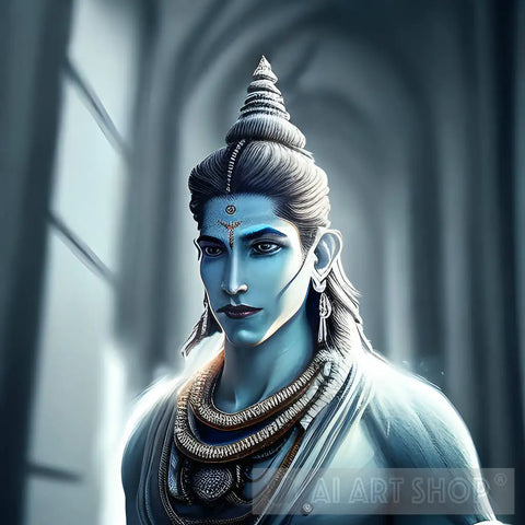 Lord Shiva Digital Image Ai Artwork