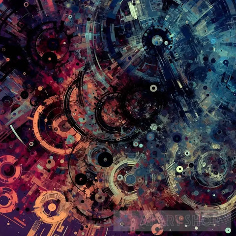 Lost In Time Abstract Ai Art